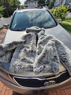 Zara fur coat