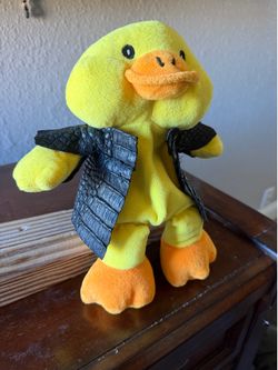 Stuffed ducky with jacket