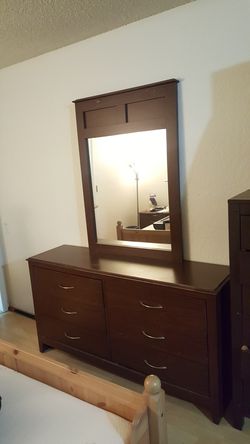Dresser & two nightstands