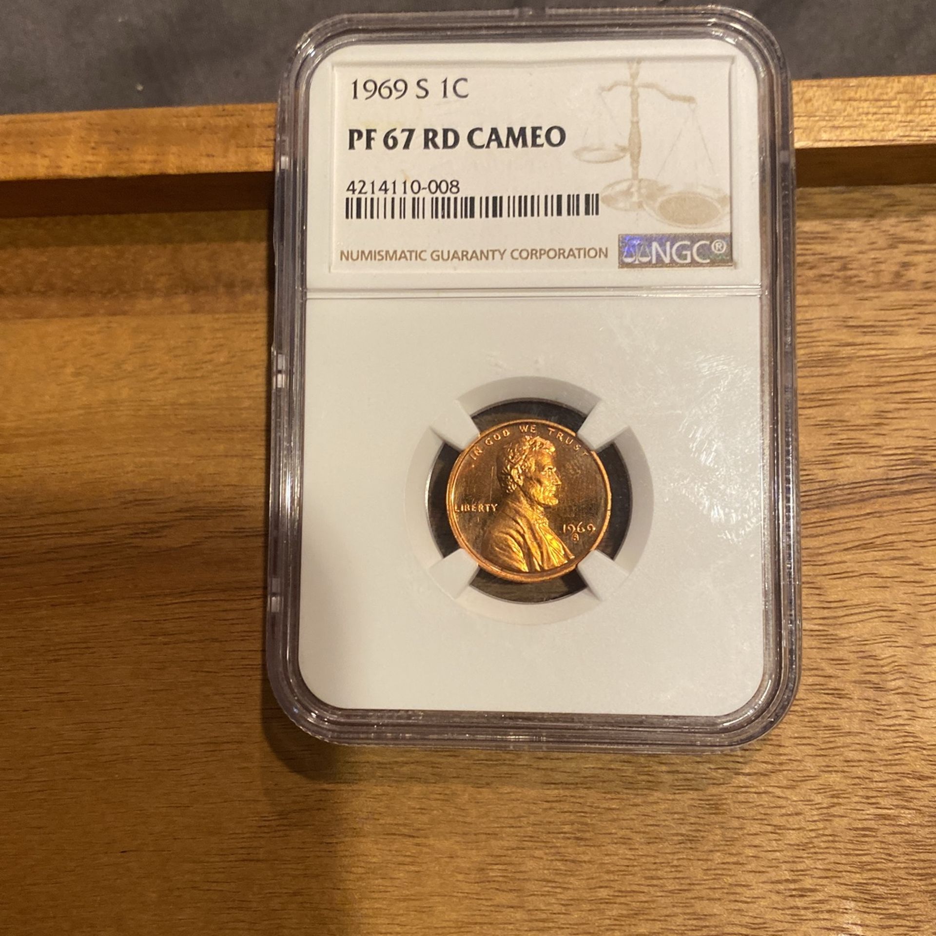 1969 S Lincoln Penny