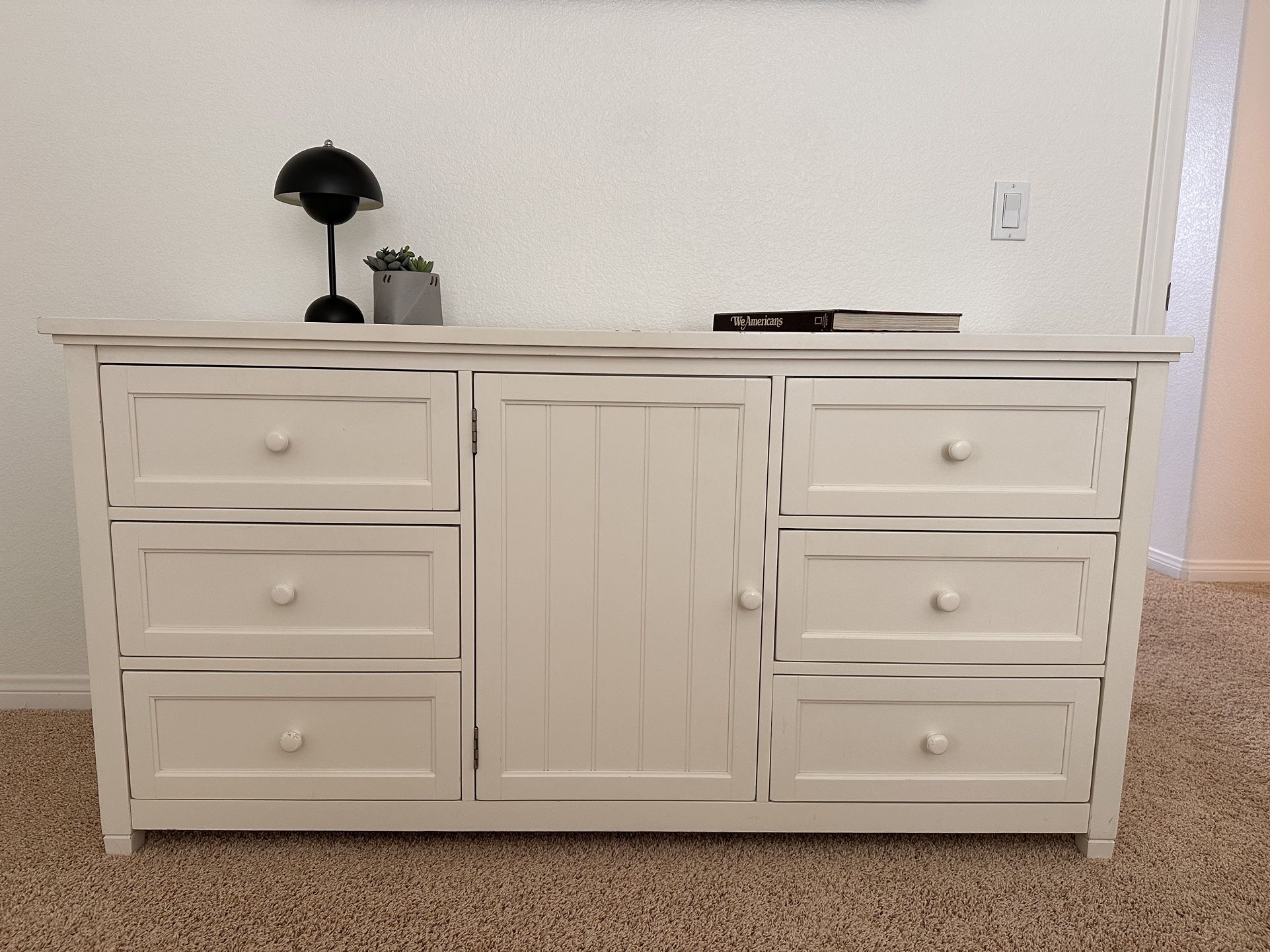 Pottery Barn Dresser, Desk With Hutch And Chair