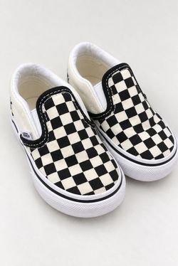 Vans toddler checkered shoes