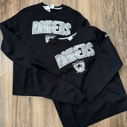New men’s size large Las Vegas raiders Nike crewneck sweatshirt