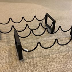 Pier 1  Metal Bottle Rack
