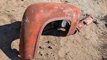 50s ford fenders f100 left & right fender pair rustic patina decor man cave garage decoration vintage panel truck shop decor