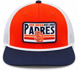 San Diego Padres Fan Favorite Cooperstown Collection Mesh Snapback Hat OSFA NWT
