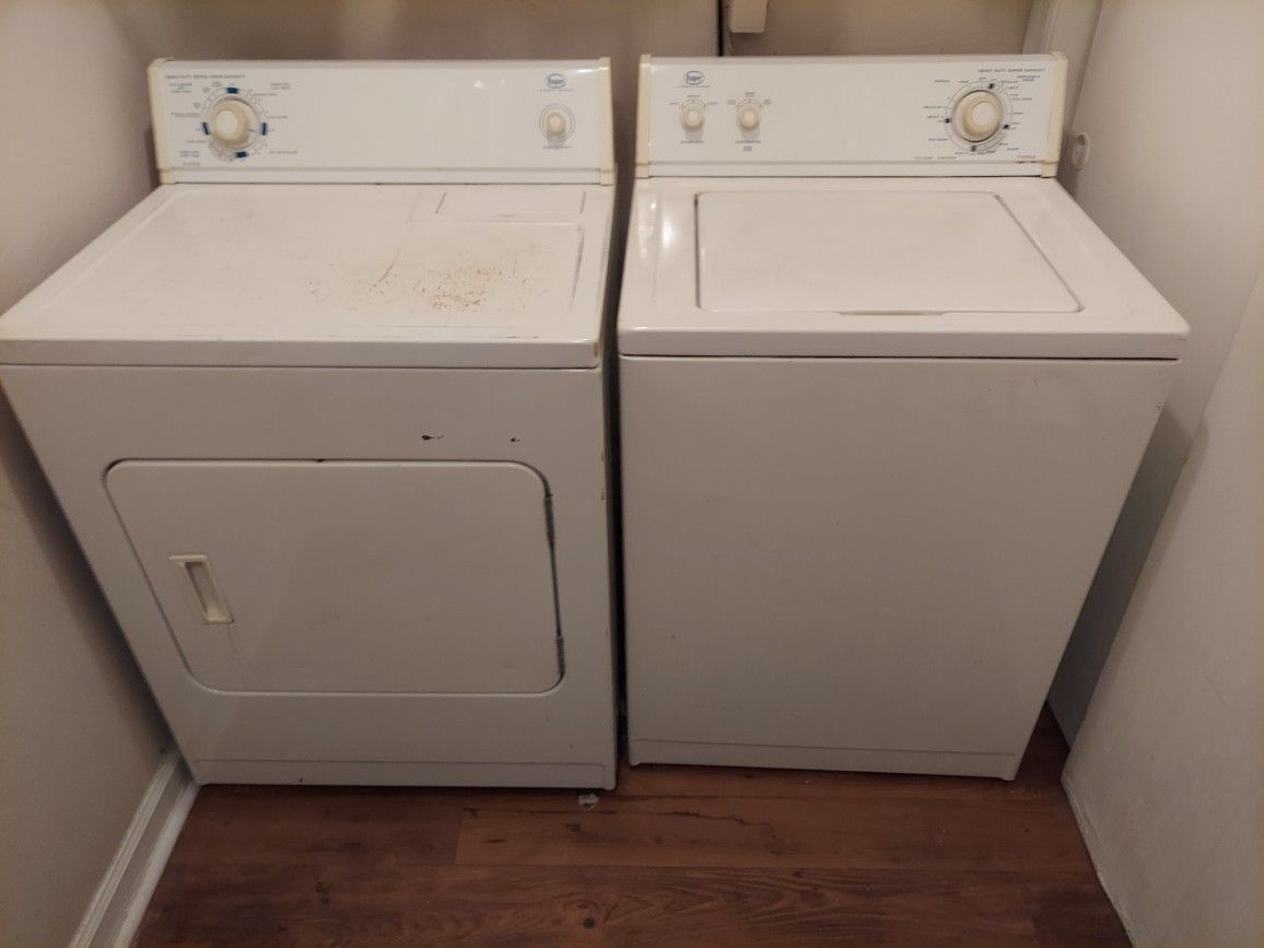 Roper(Whirlpool) Heavy Duty Extra Large Capacity Washer and Dryer