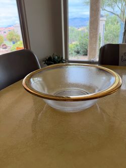 Large 13" round Cive Italy handcrafted serving bowl. Vintage mid century