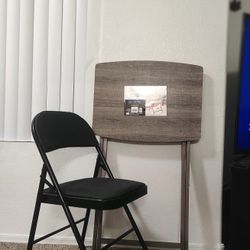 Oversized Tray Table With Chair