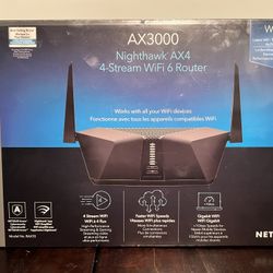 AX3000 Nighthawk AX4 4-Stream WiFi 6 Router