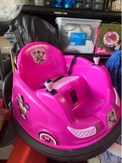 Minnie mouse bumper car