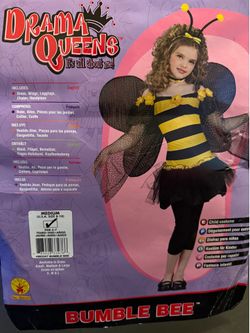 Children’s bumble bee costume size M (8-10)