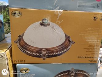 Hampton Bay bercello estates flush mount fixture