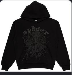 Sp5der Phantom Web Hoodie Black