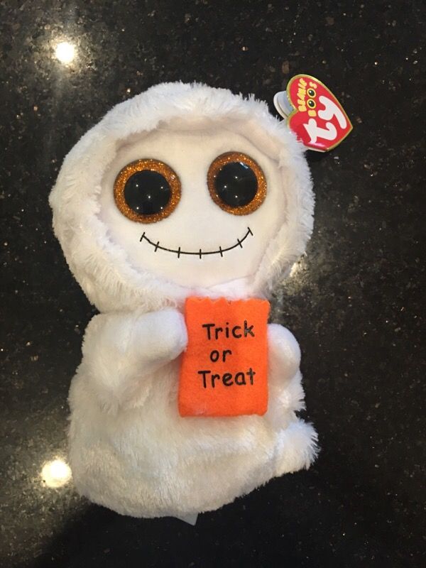 TY beanie baby Halloween trick-or-treat doll Limited seasonal rare