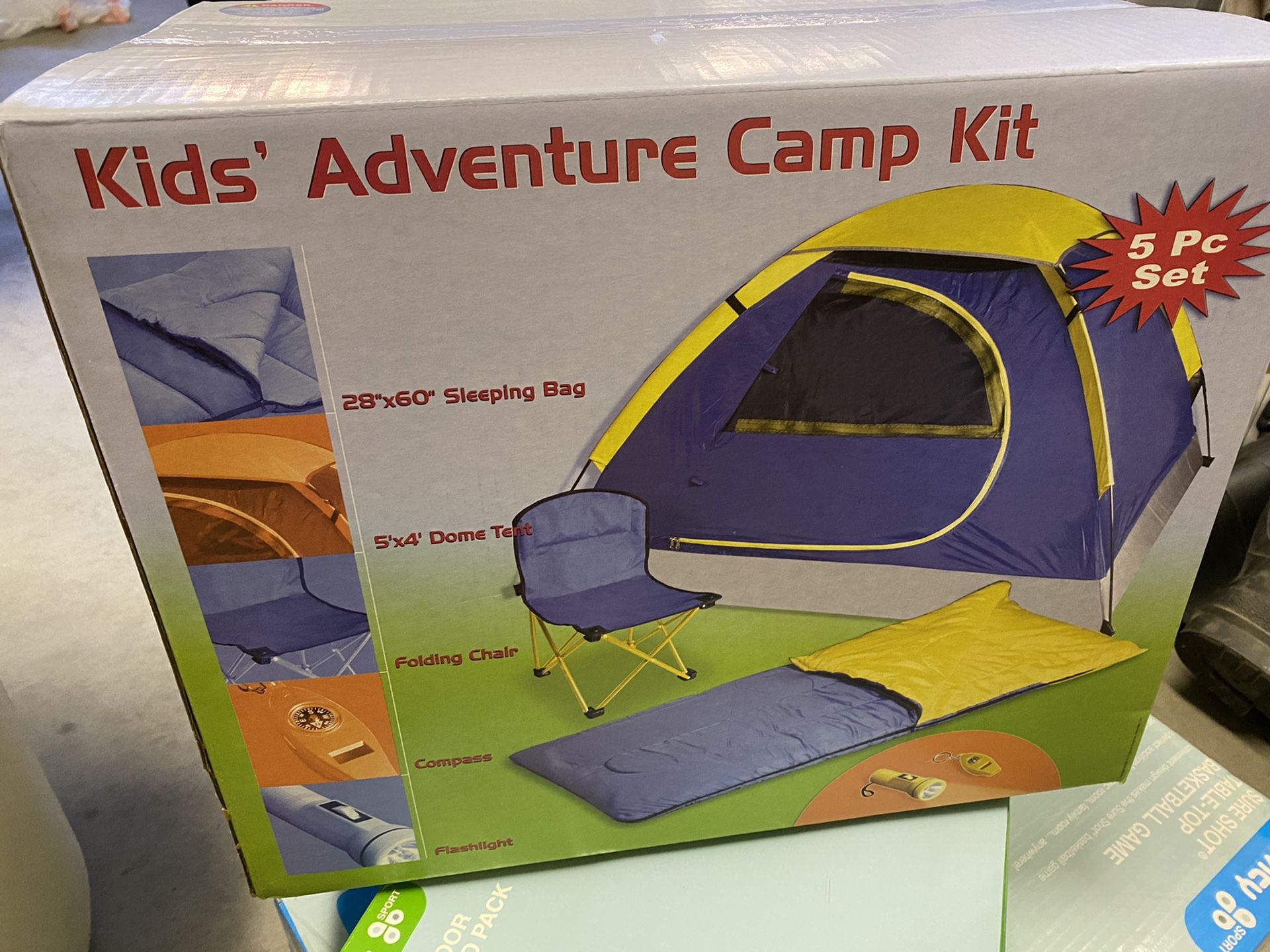Brand new kids adventure camp kit
