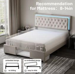 Queen size bed frame