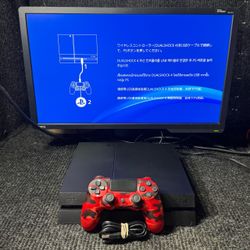 Sony PlayStation 4 PS4 500GB Console with Controller & Cables