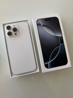 Apple iPhone 16 Pro Max White Titanium 512GB Unlocked
