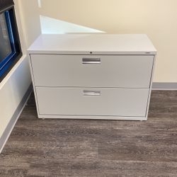 HON Two Drawer File Cabinet. 