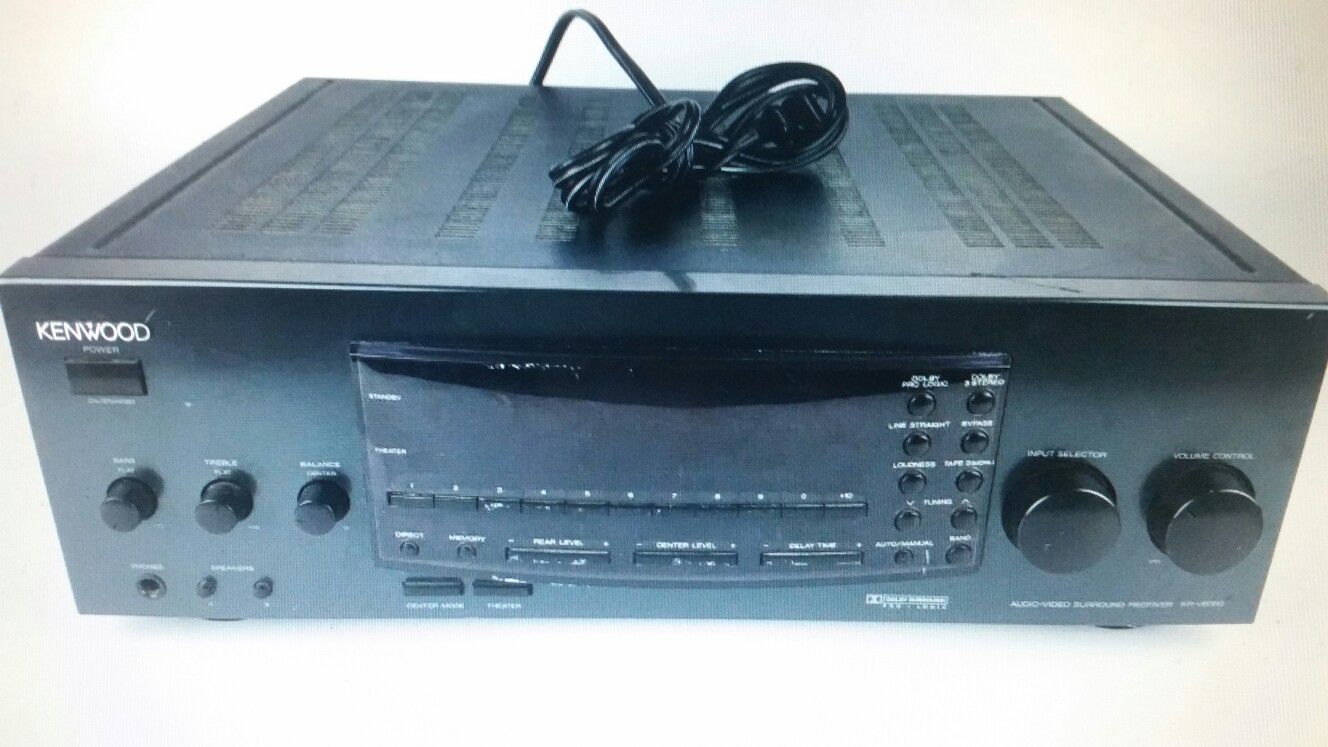 Kenwood KR-V6080 Audio Video AM/FM Stereo Dolby Pro-Logic