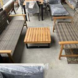 Chair And Ottoman Set