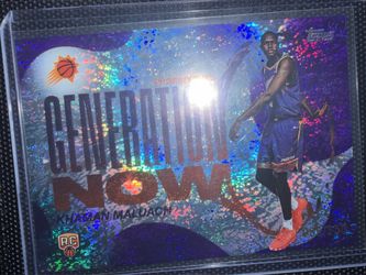 2025 Topps Basketball Khaman Maluach RC Gn 10 Purple Foil /250 Phoenix Suns