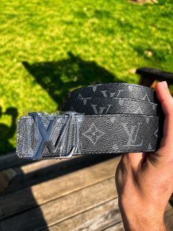 Louis Vuitton Initiales Matte Black Belt