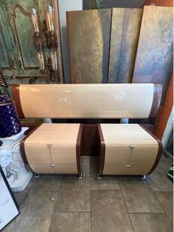 Antique Art Deco style amazing nice dance with king headboard