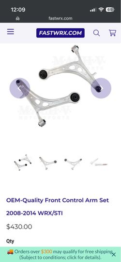 Subaru Lower Control arms