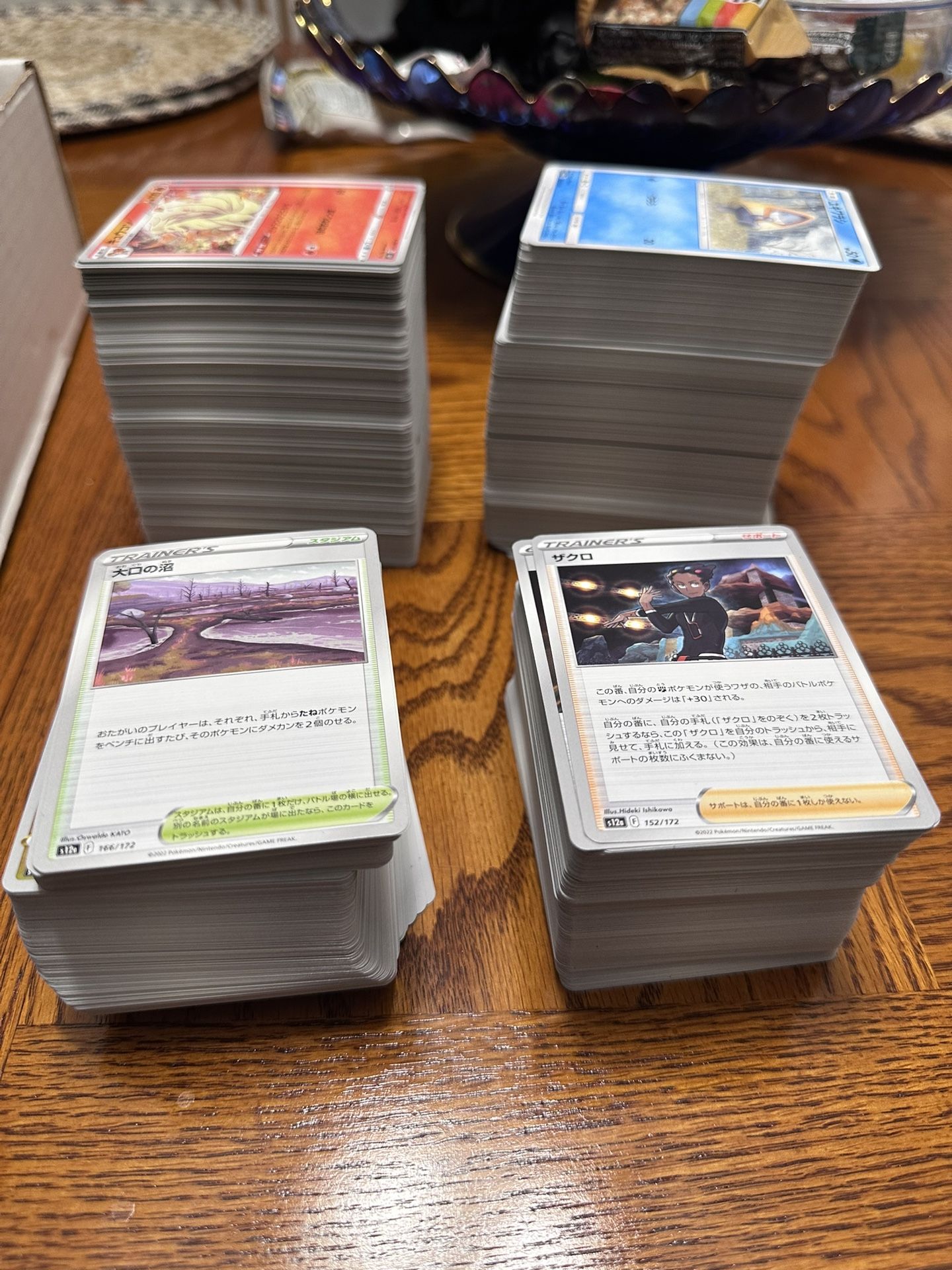 1000 card bulk lot of Japanese Pokemon cards