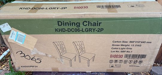 New Chairs Set If 2 For $60
