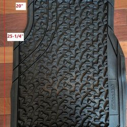 BFGoodrich heavy duty rubber front floor mat (Dodge and Ram trucks 20" x 25.25"
