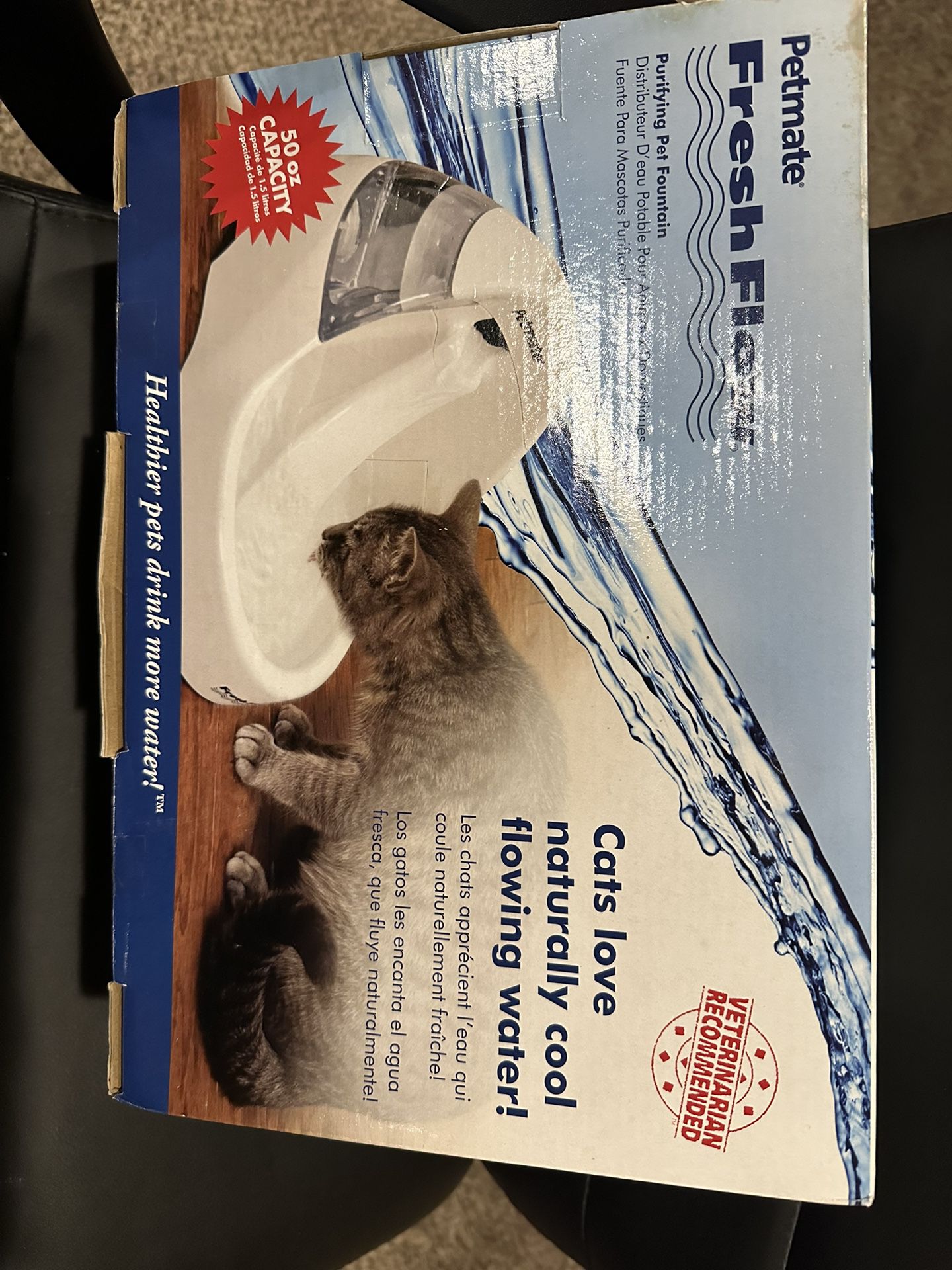 NEW/Petmate® Deluxe Fresh Flow Pet Fountain