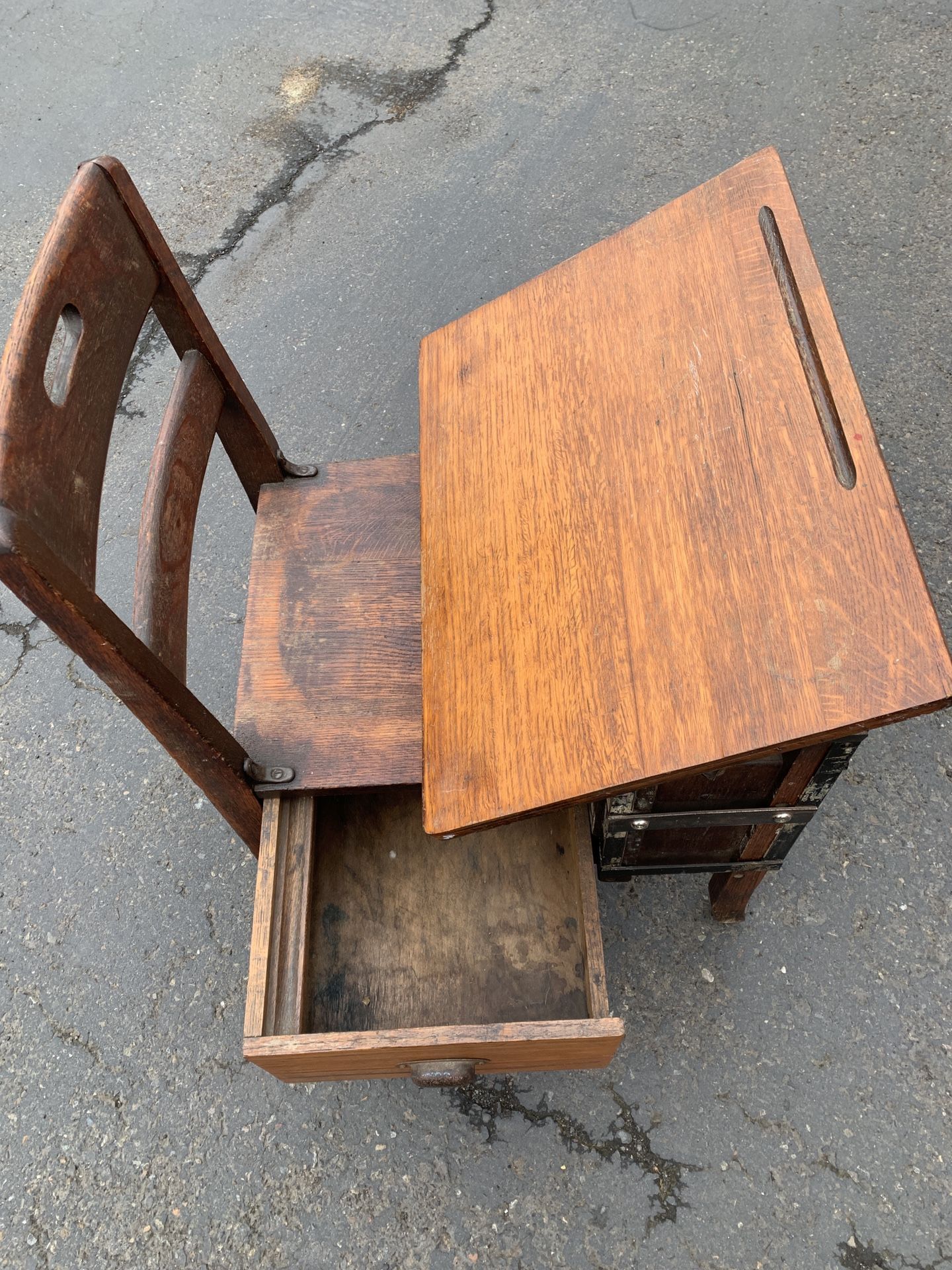 Antique School Desk
