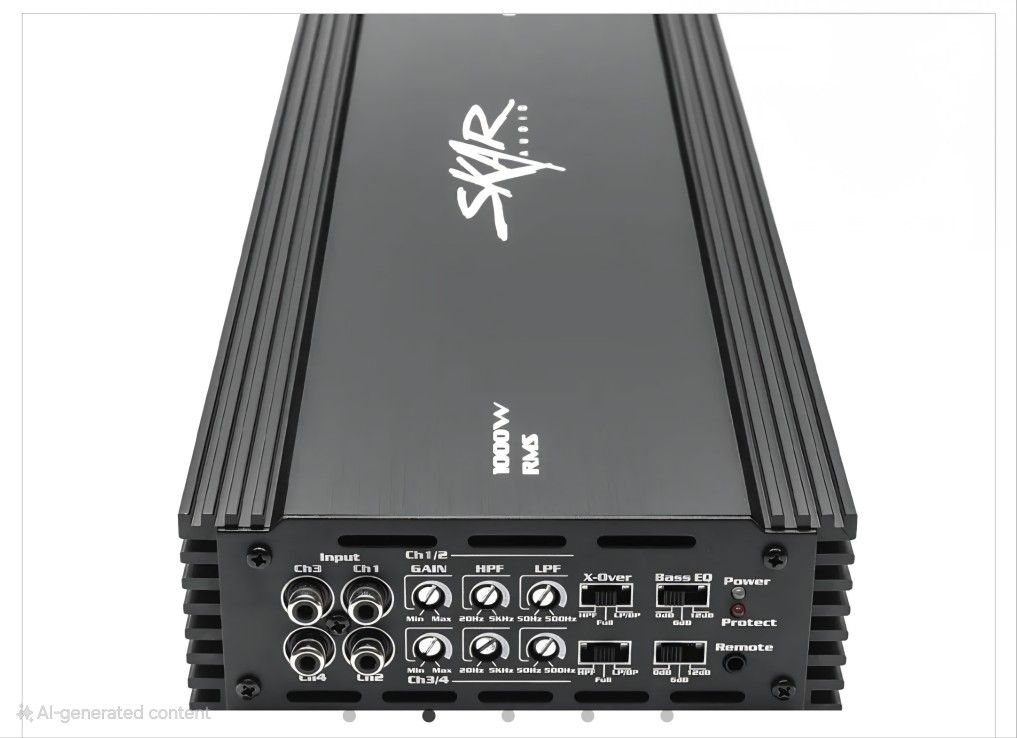 SKAR AUDIO RP-150.4AB | 1,000 Watt 4-Channel Car Amplifier