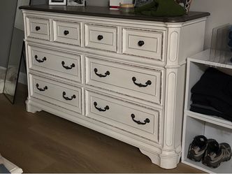 White dresser