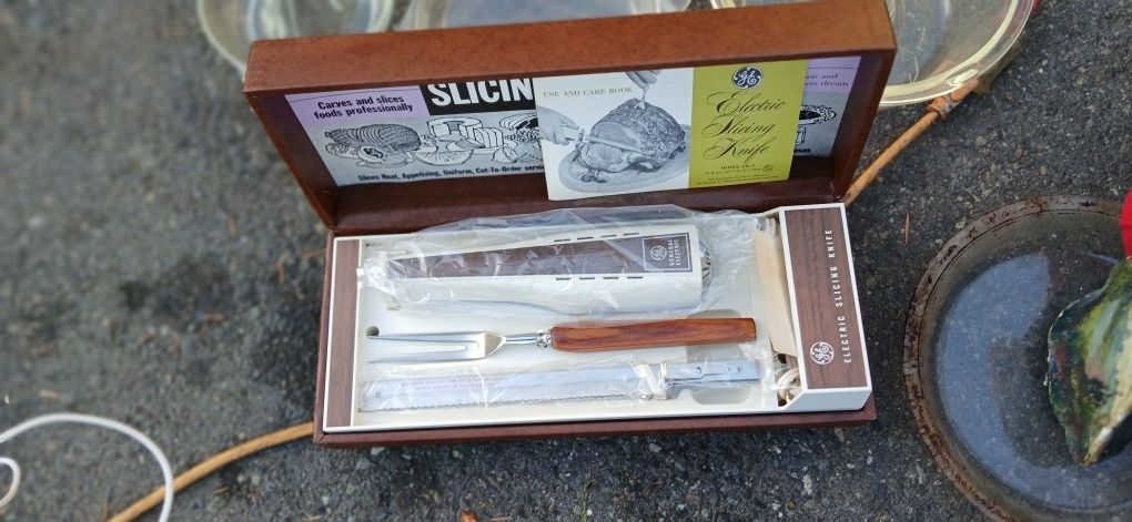 1950's Electric Knife Set New In Box Never Used