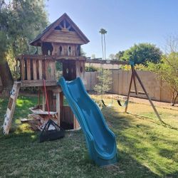 Cedar Playset Needs Repair