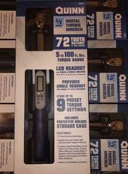 Quinn 3/8" Drive Digital Torque Wrench