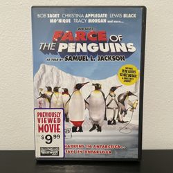 Farce Of The Penguins DVD Movie Bob Saget Samuel Jackson Parody Comedy 2007