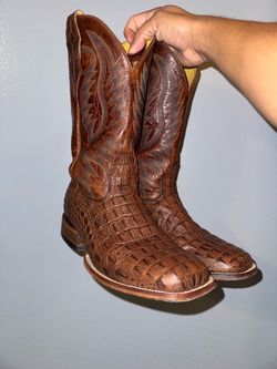 Cavenders caiman boots size 9.5 wide