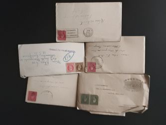 Collection of 1922 letters and stamps