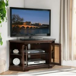 CORNER TV STAND WITH BOOK CASE FOR TV 50 "  👉89.00👈💥 BRAND NEW IN BOX ORIGINAL 💥