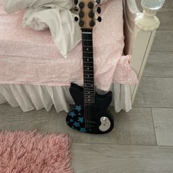 Kids Black Electric Guitar ONLY PICKUPS✩