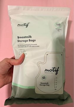 Motif milk storage bag 100 count