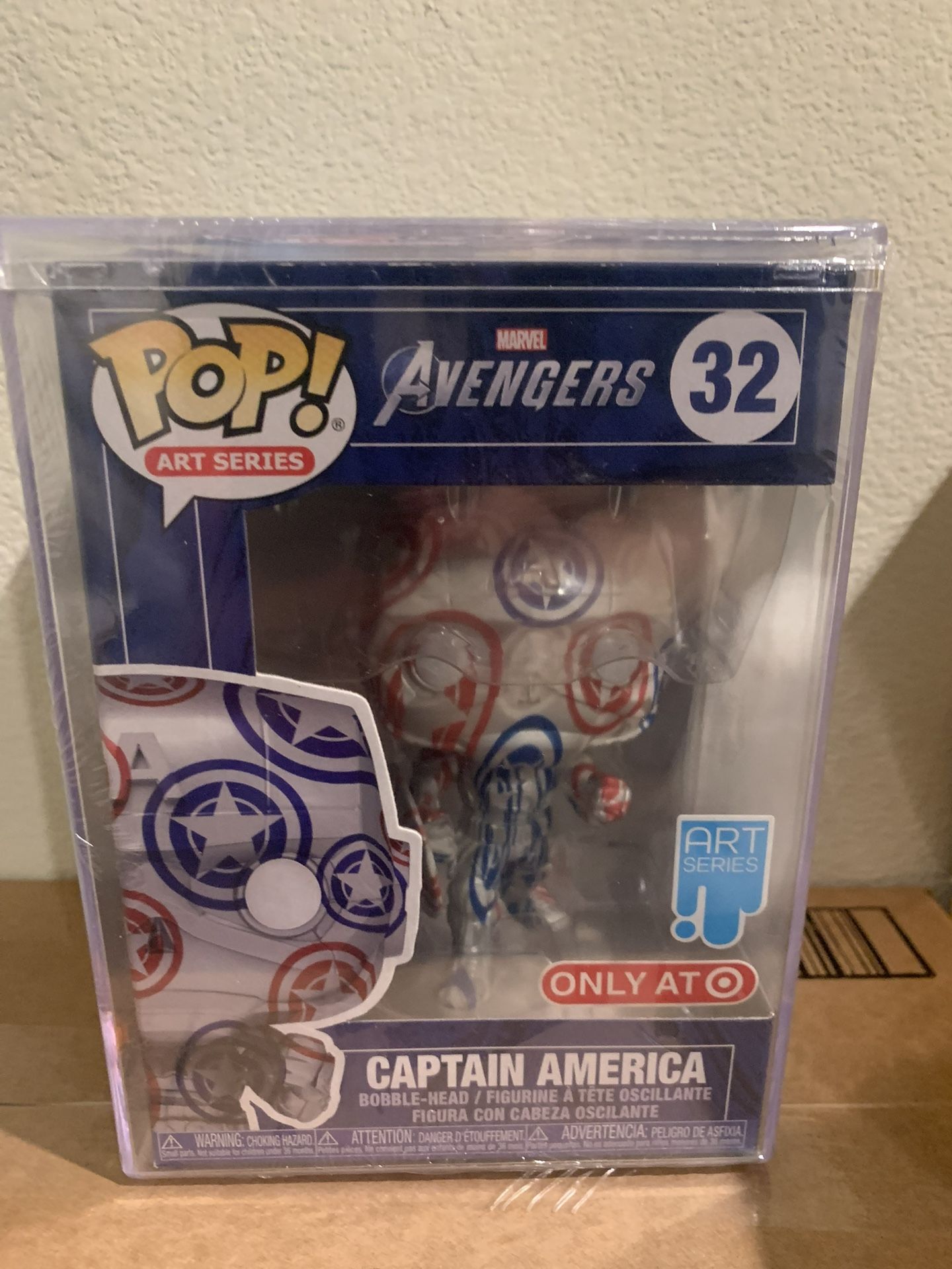 Captain America Funko Pop New Hard Case
