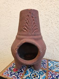 Clay Chimenea Vessel
