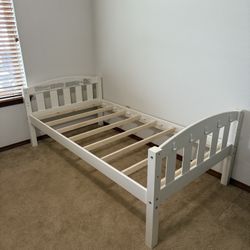 White Twin Bed Frame
