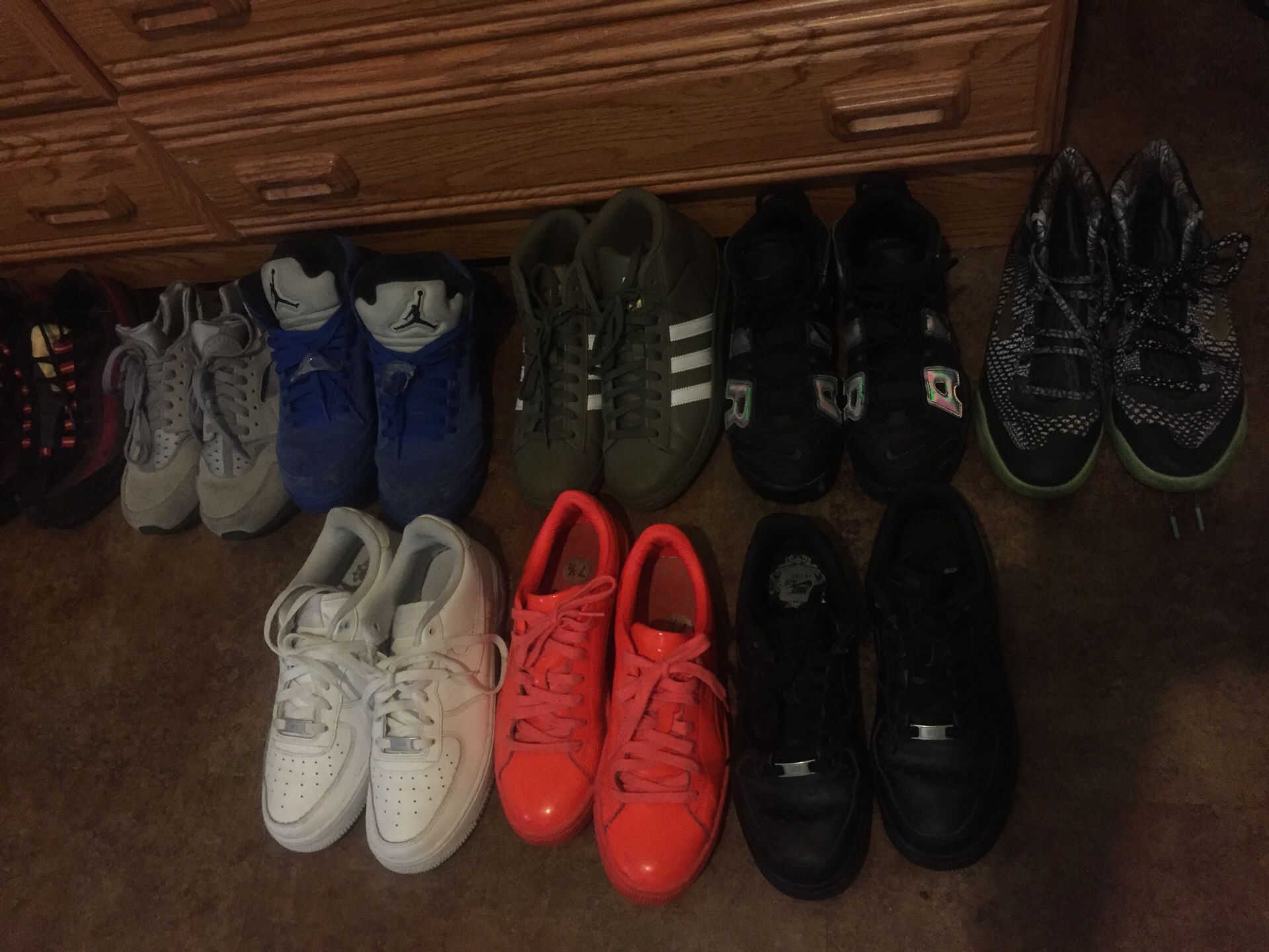 Shoes SHOES...Shoess I got wayyyy to many shoes 7 kids to 8 mens ADULT KEPT $25+